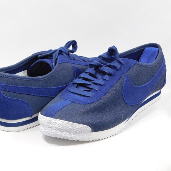 Nike Other - Nike Cortez Blue Leather Sneakers